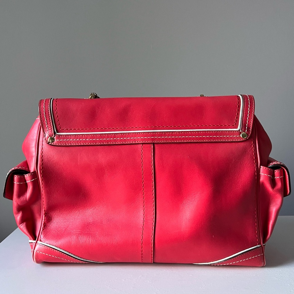 Coach Limited Edition 2006 Daphne Top Handle Satchel - Watermelon Leather - Picture 12 of 16
